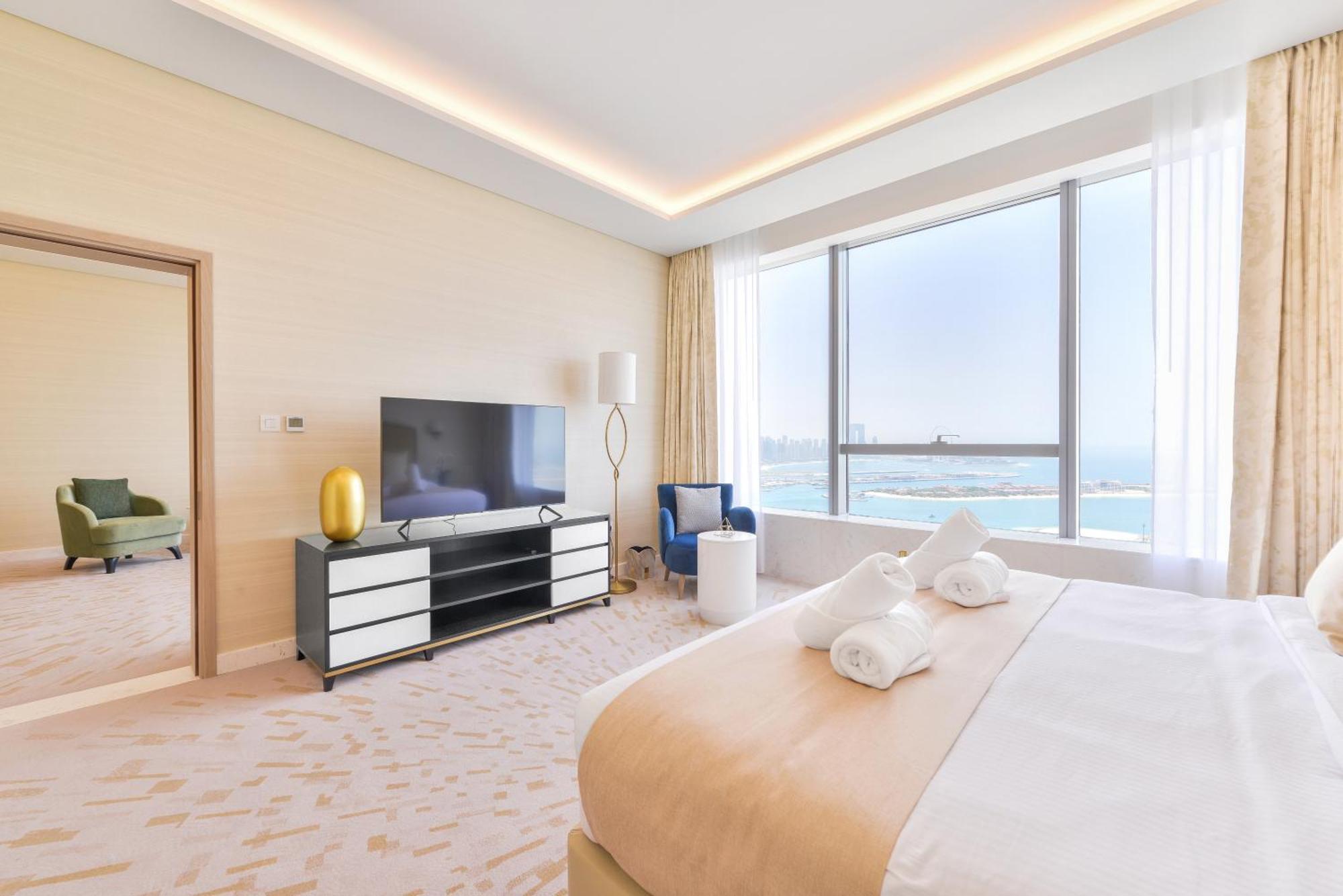 Ultra Luxury Palm Tower With Shared Hotel Facilities Dubai Exterior foto