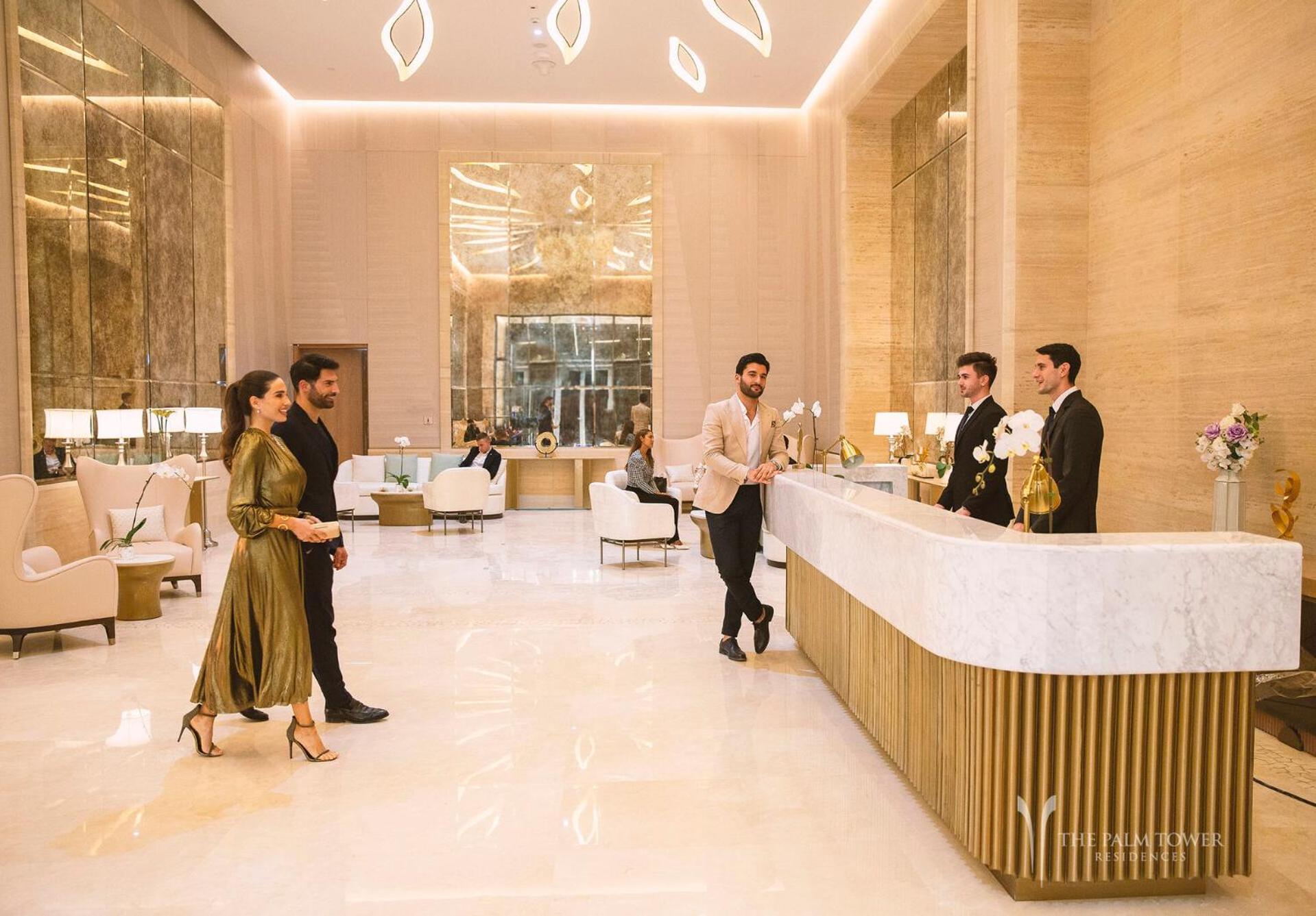 Ultra Luxury Palm Tower With Shared Hotel Facilities Dubai Exterior foto